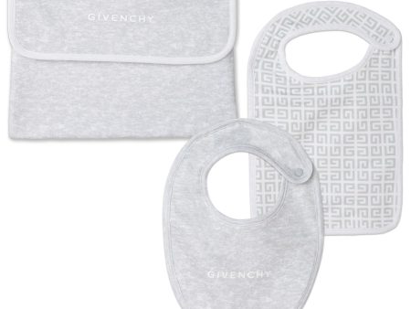 Baby Boys & Girls Grey Bib Set Supply