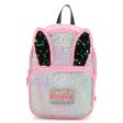 Girls Pink Glitter Backpack(28cm) For Sale