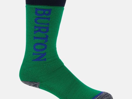 Boys & Girls Green Logo Snow Socks(2 Pack) Supply