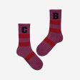 Boys & Girls Purple Logo Cotton Socks Online now