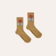 Boys & Girls Ochre Cotton Socks Sale