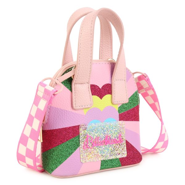 Girls Pink Logo Shoulder Bag Discount