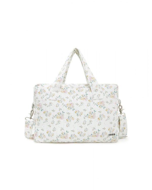 Girls White Floral Handbag Online Hot Sale