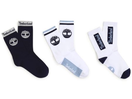 Boys & Girls White Socks(3 Pack) For Discount