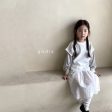 Girls White Embroidered Cotton Dress Hot on Sale