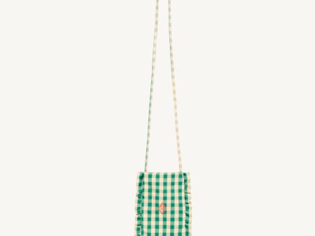 Girls Green Check Logo Shoulder Bag Fashion