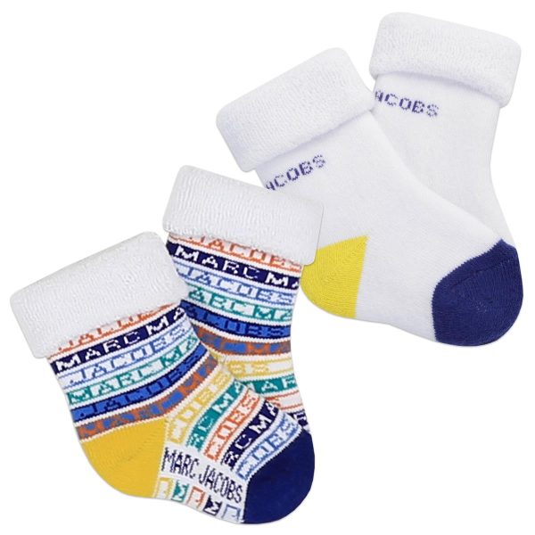 Baby Boys Logo Socks(2 Pack) Discount