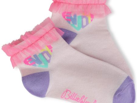 Girls Light Pink Socks Discount