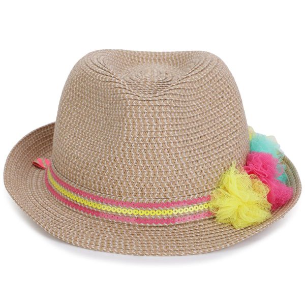 Girls Beige Sun Hat Discount