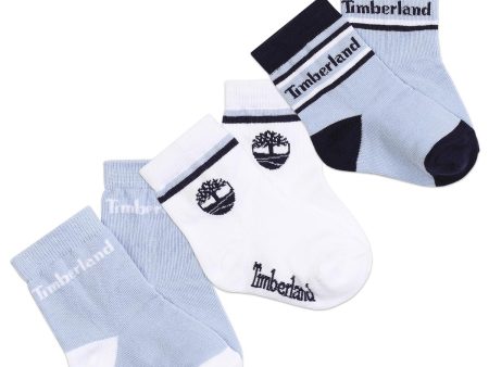 Baby Boys & Girls White Socks(3 Pack) For Discount