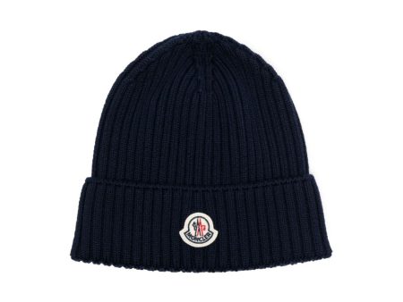 Boys & Girls Navy Logo Wool Hat Supply