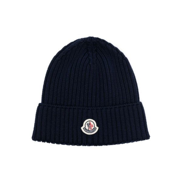 Boys & Girls Navy Logo Wool Hat Supply