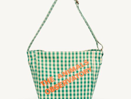 Boys & Girls Green Check Logo Bag For Sale