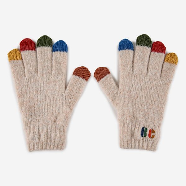 Boys & Girls Beige Gloves Hot on Sale