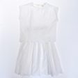 Girls White Embroidered Cotton Dress Hot on Sale