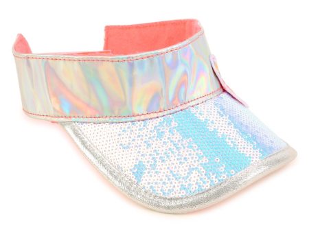 Girls Silver Sequin Sun Hat Online Sale