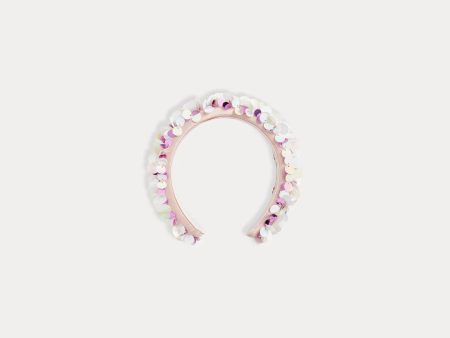 Girls Pink Sequin Headband Hot on Sale