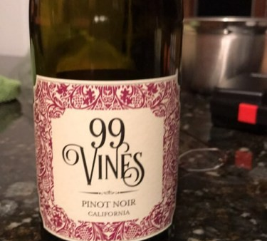 99 Vines Pinot Noir NV (750 ml) For Discount